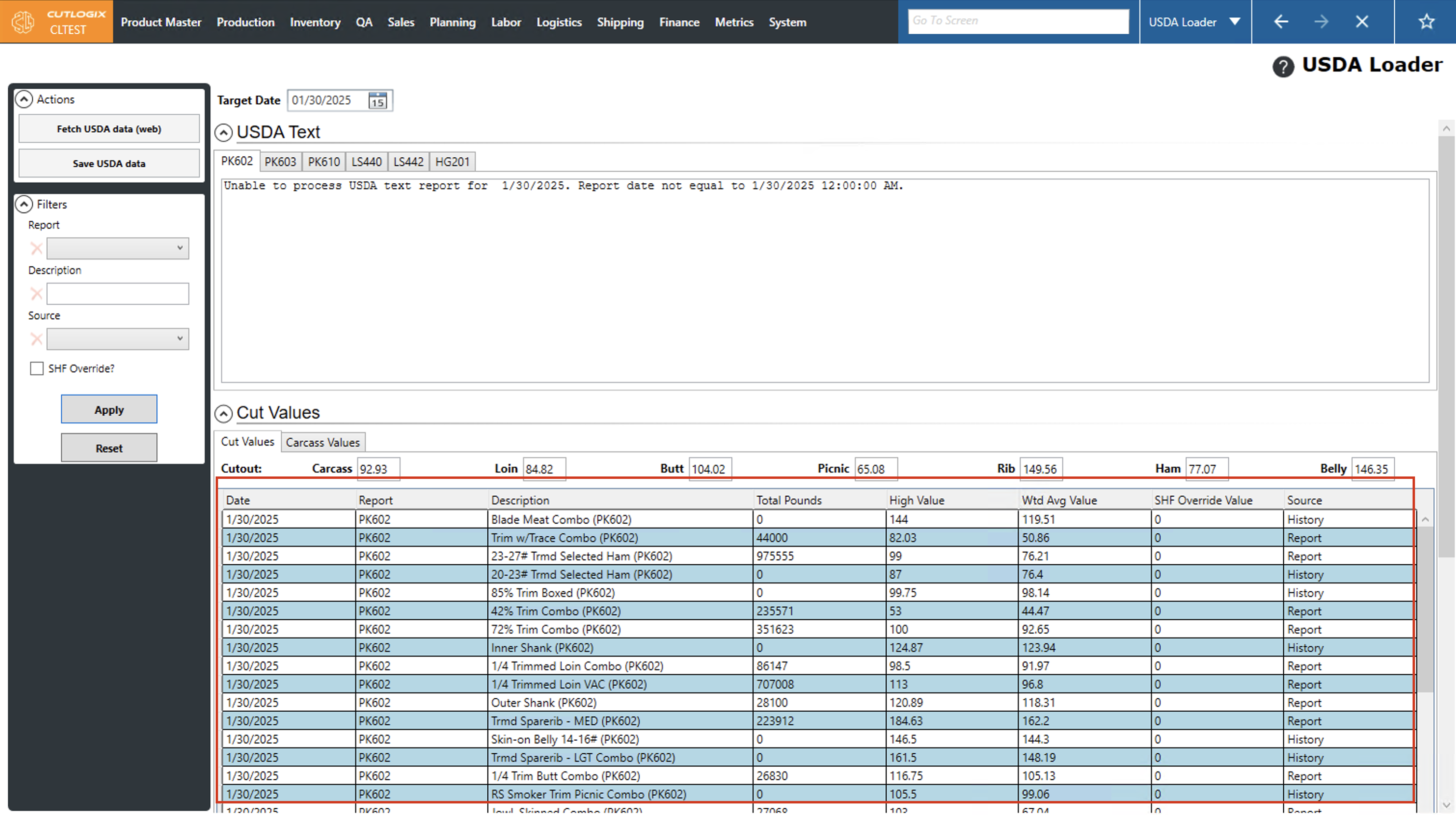 A Screenshot of the Packaging Tab