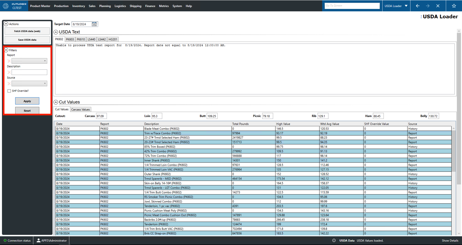 A Screenshot of the Packaging Tab