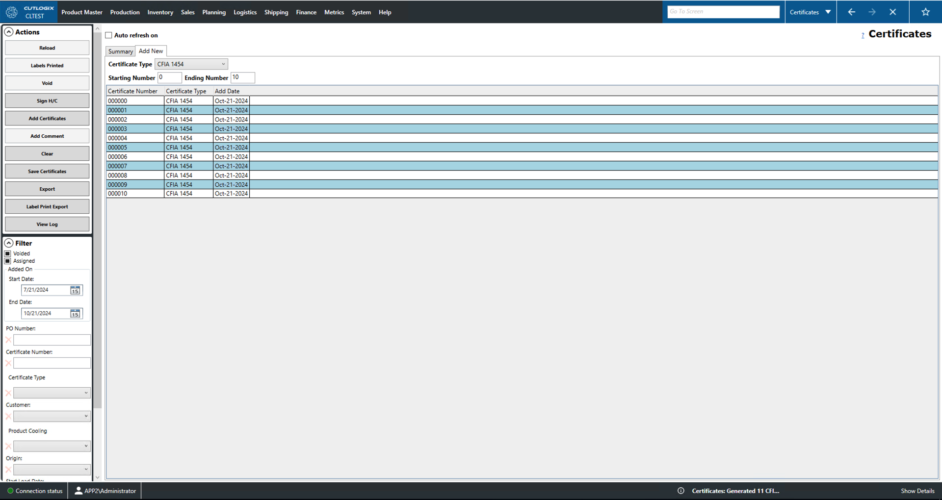 A Screenshot of the Packaging Tab