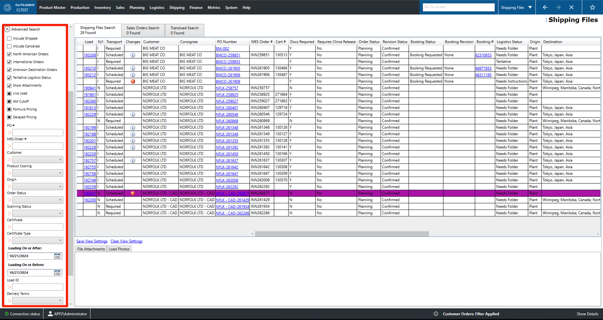 A Screenshot of the Packaging Tab