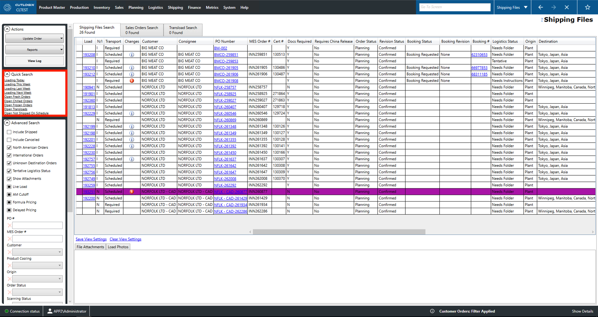 A Screenshot of the Packaging Tab