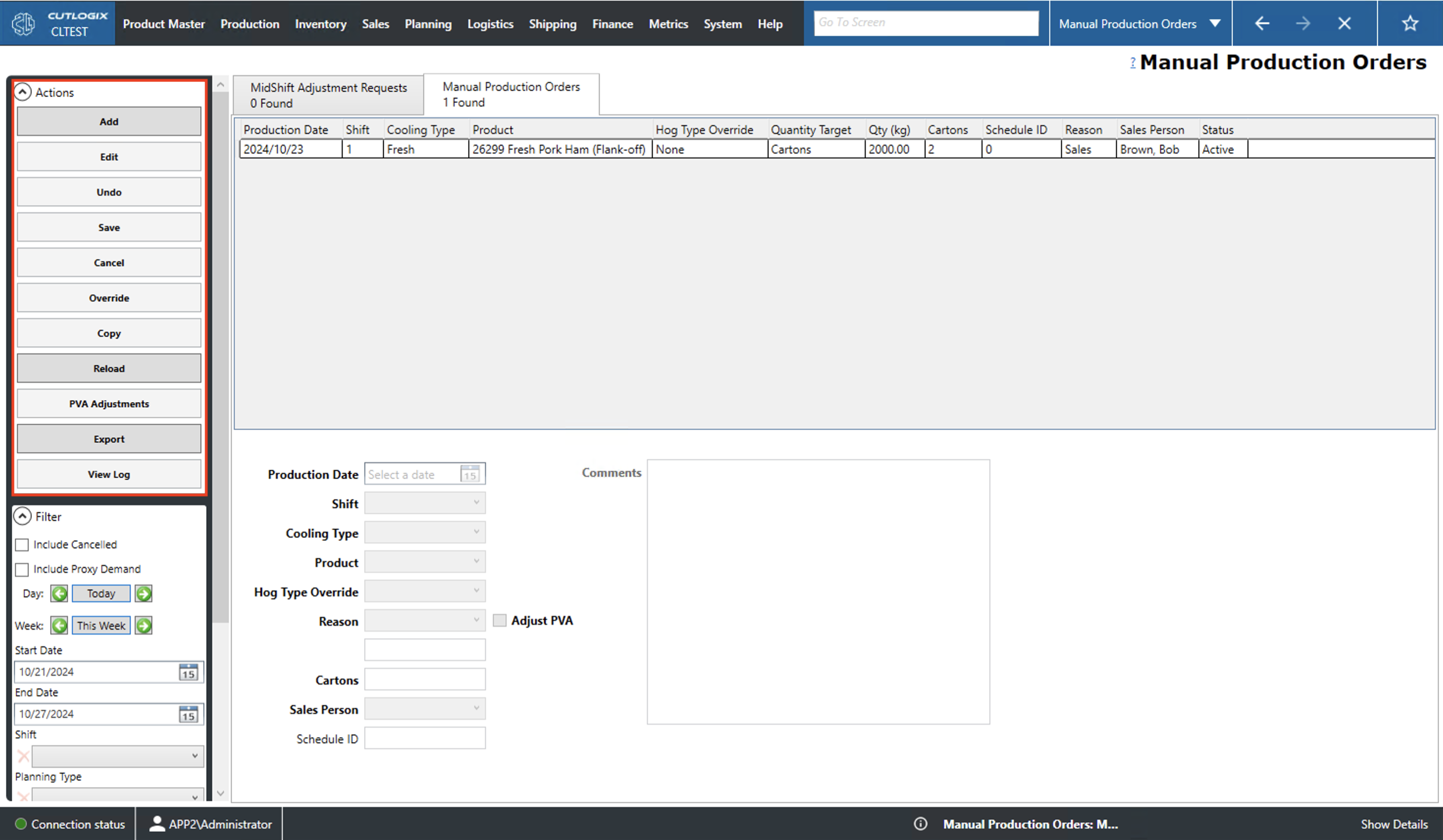 A Screenshot of the Packaging Tab