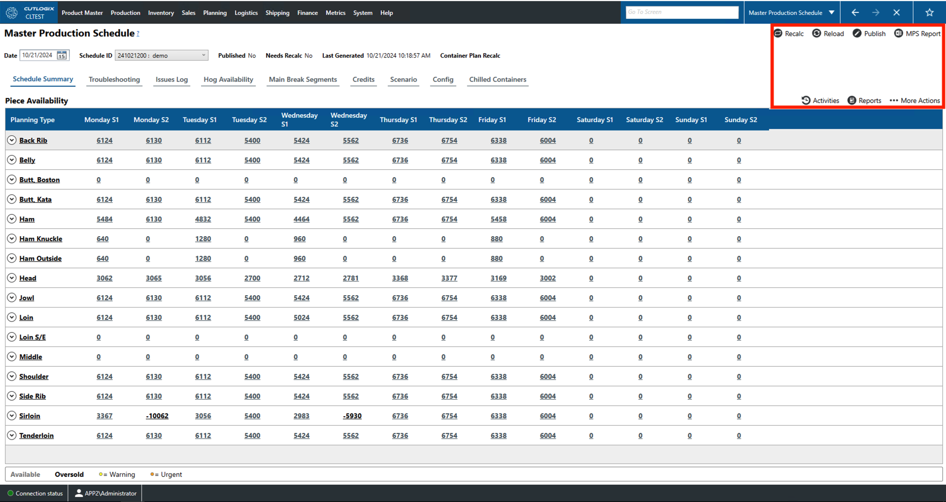 A Screenshot of the Packaging Tab