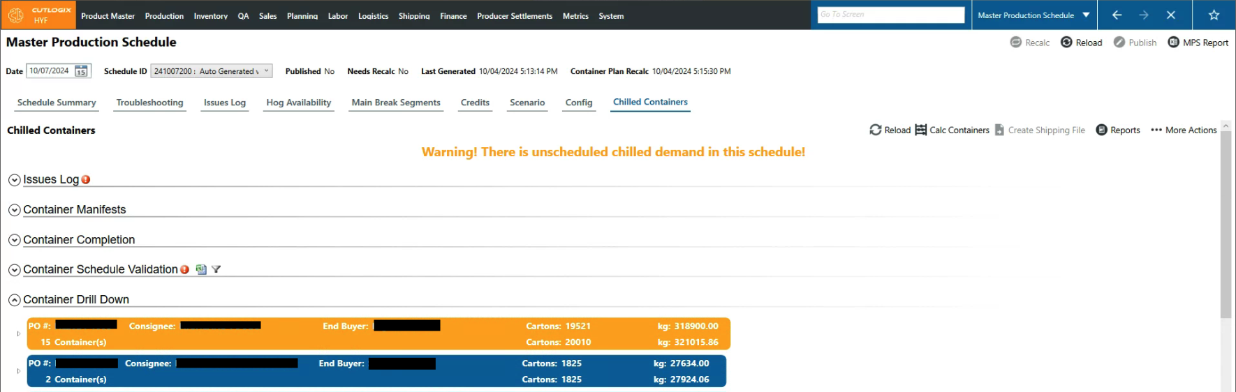 A Screenshot of the Packaging Tab