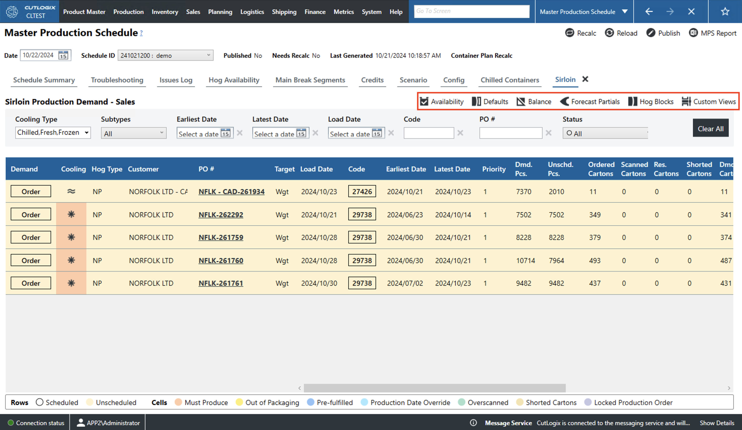 A Screenshot of the Packaging Tab