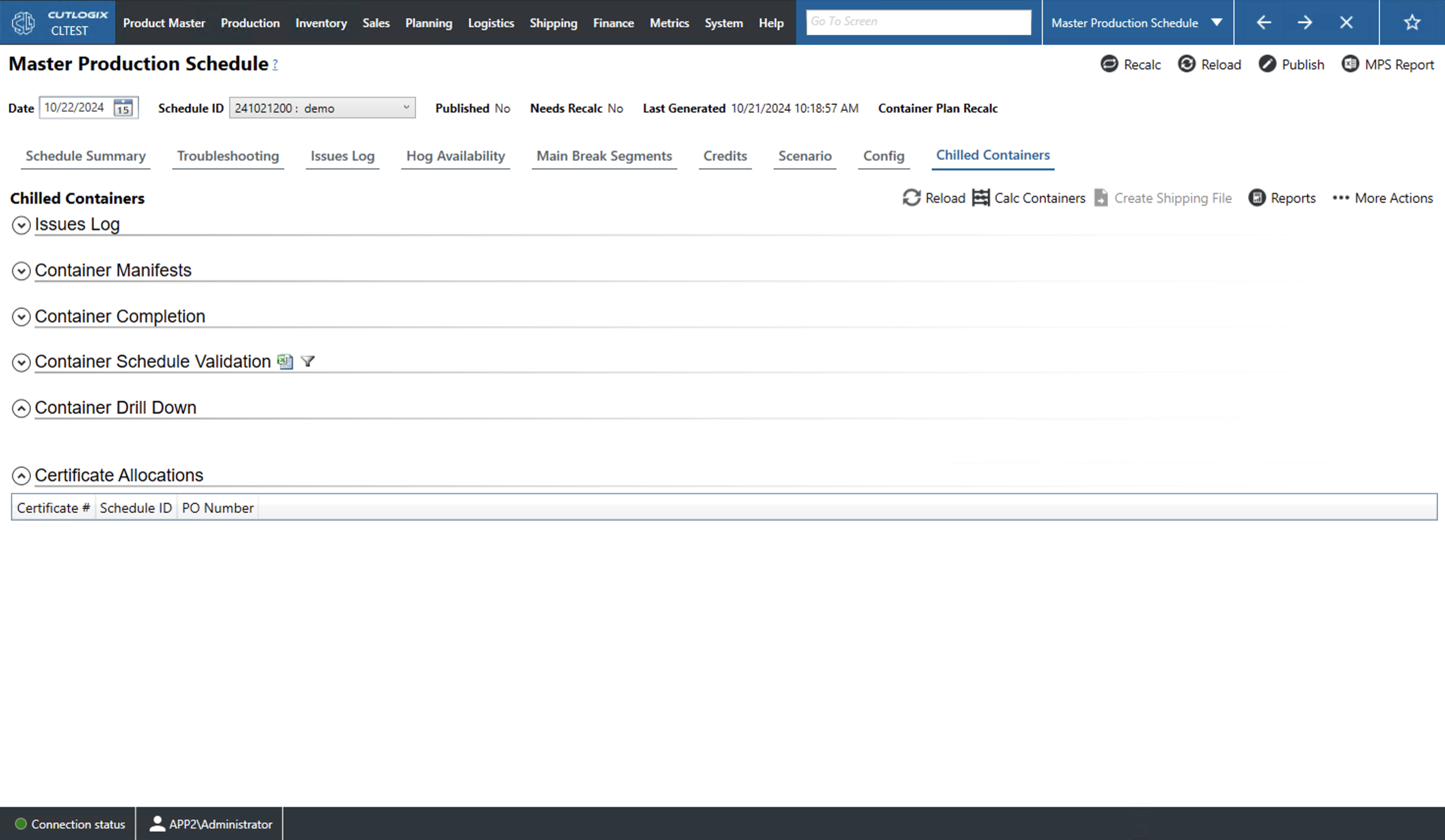 A Screenshot of the Packaging Tab