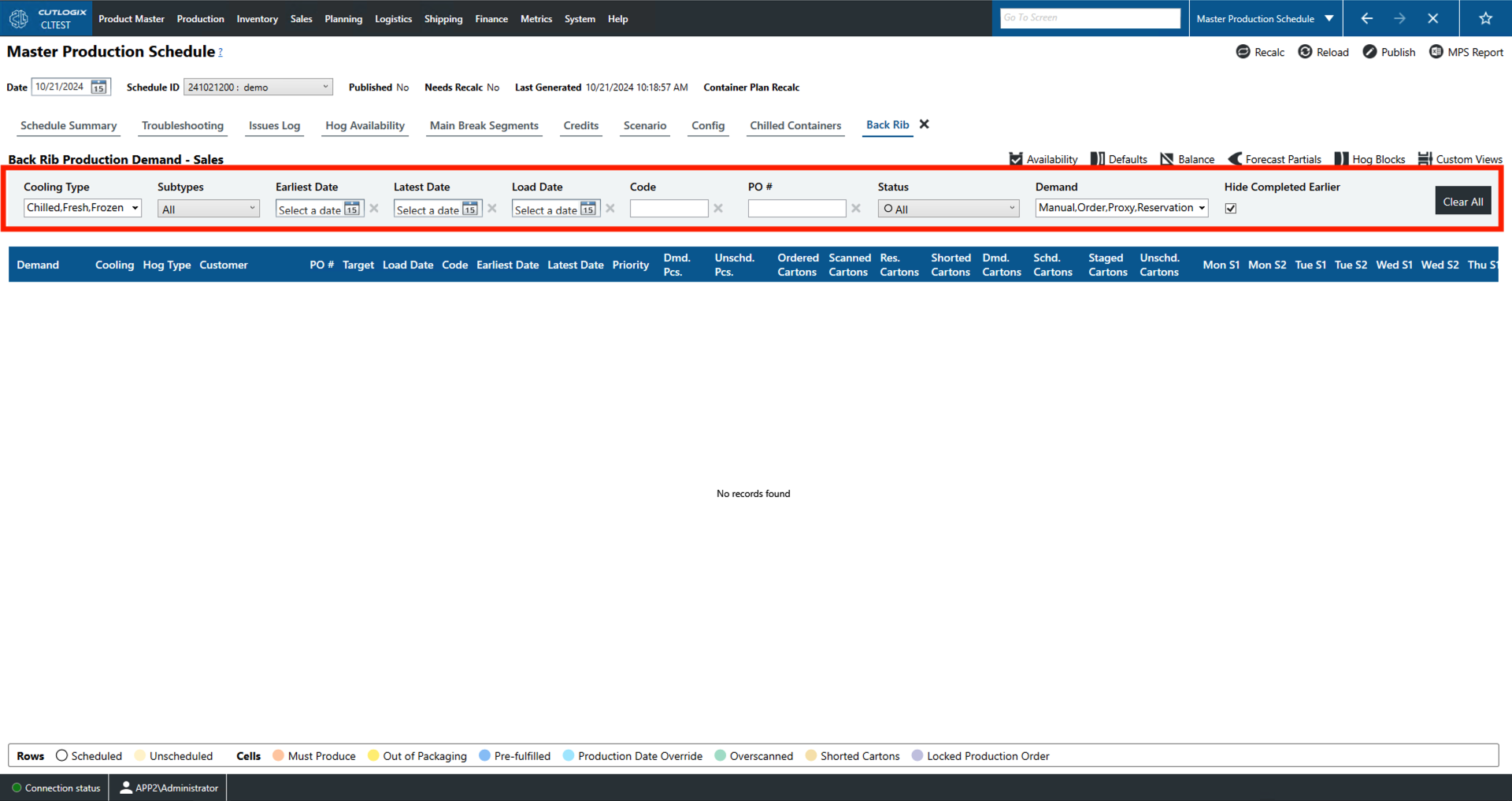 A Screenshot of the Packaging Tab