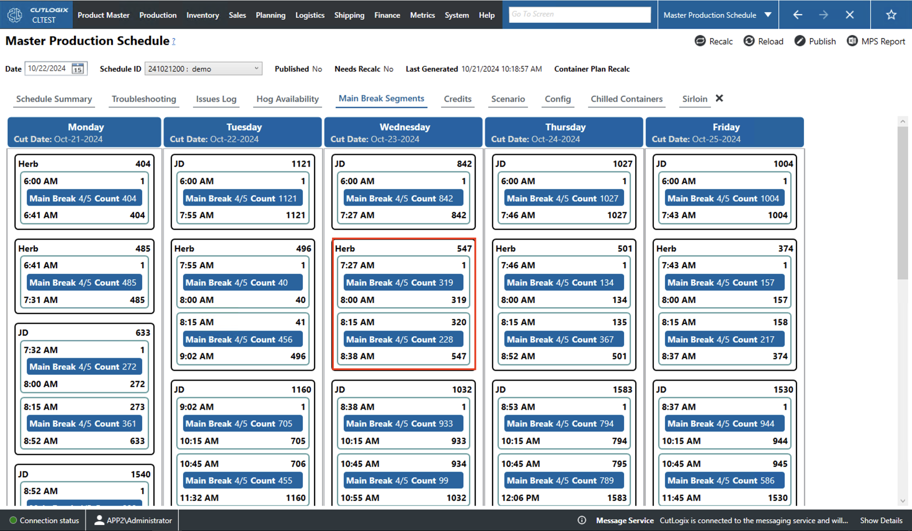 A Screenshot of the Packaging Tab