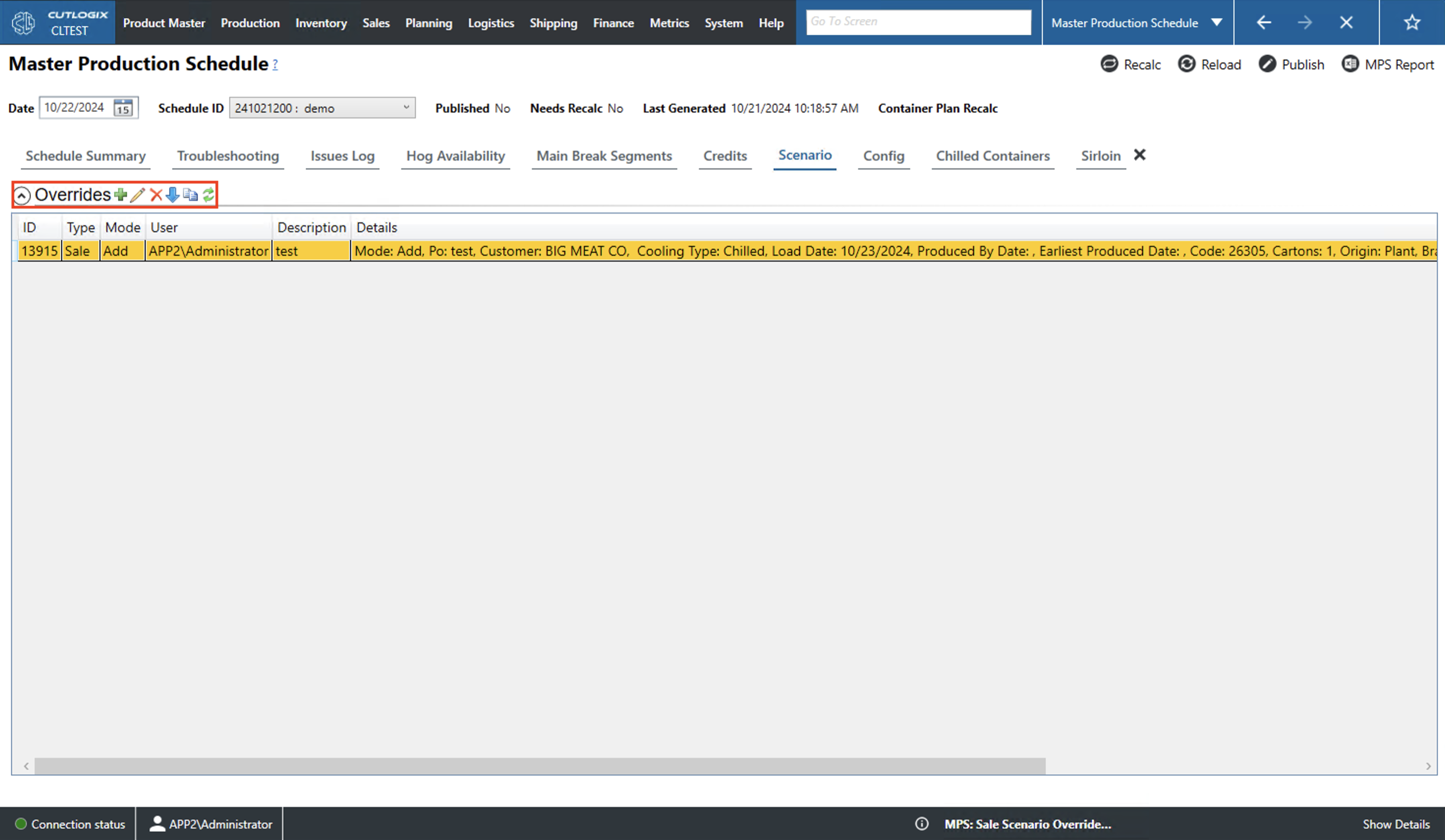 A Screenshot of the Packaging Tab