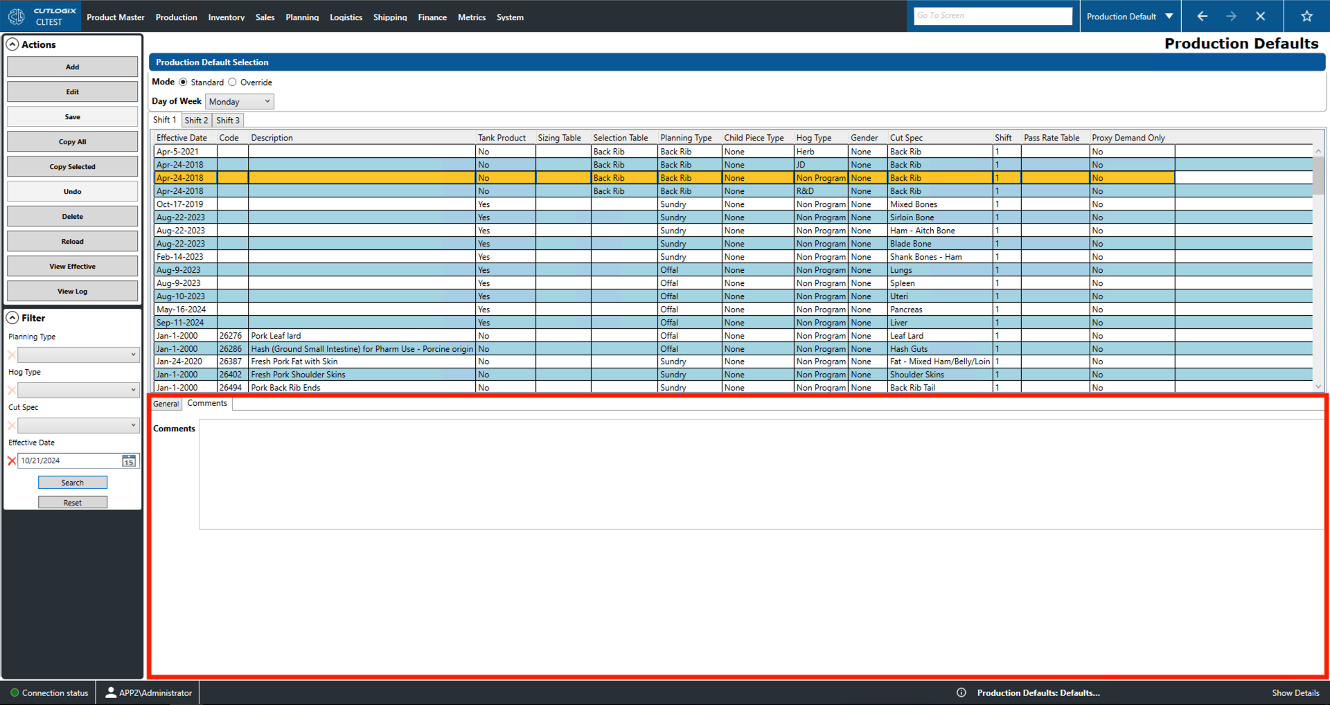 A Screenshot of the Packaging Tab