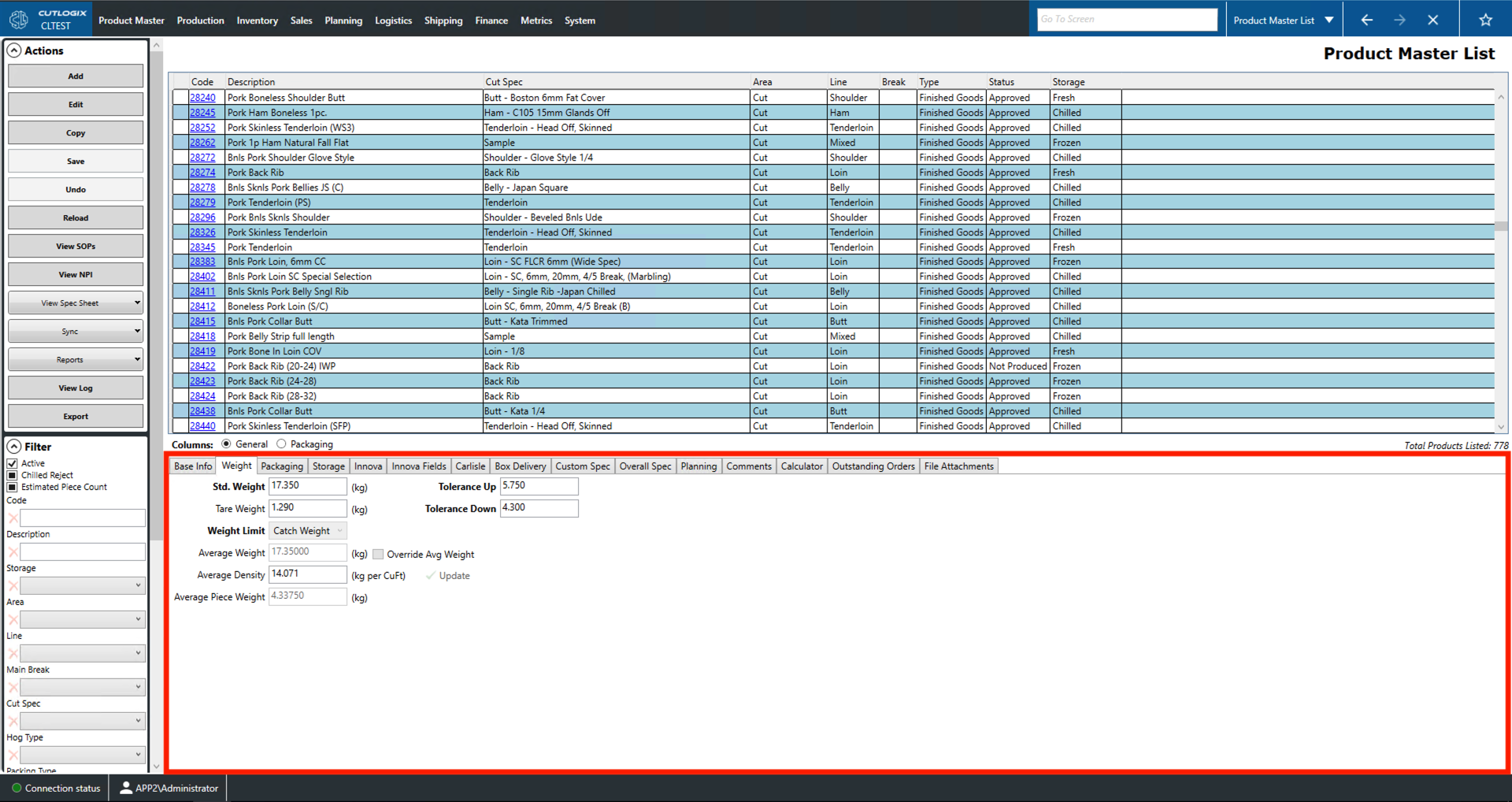 A Screenshot of the Packaging Tab