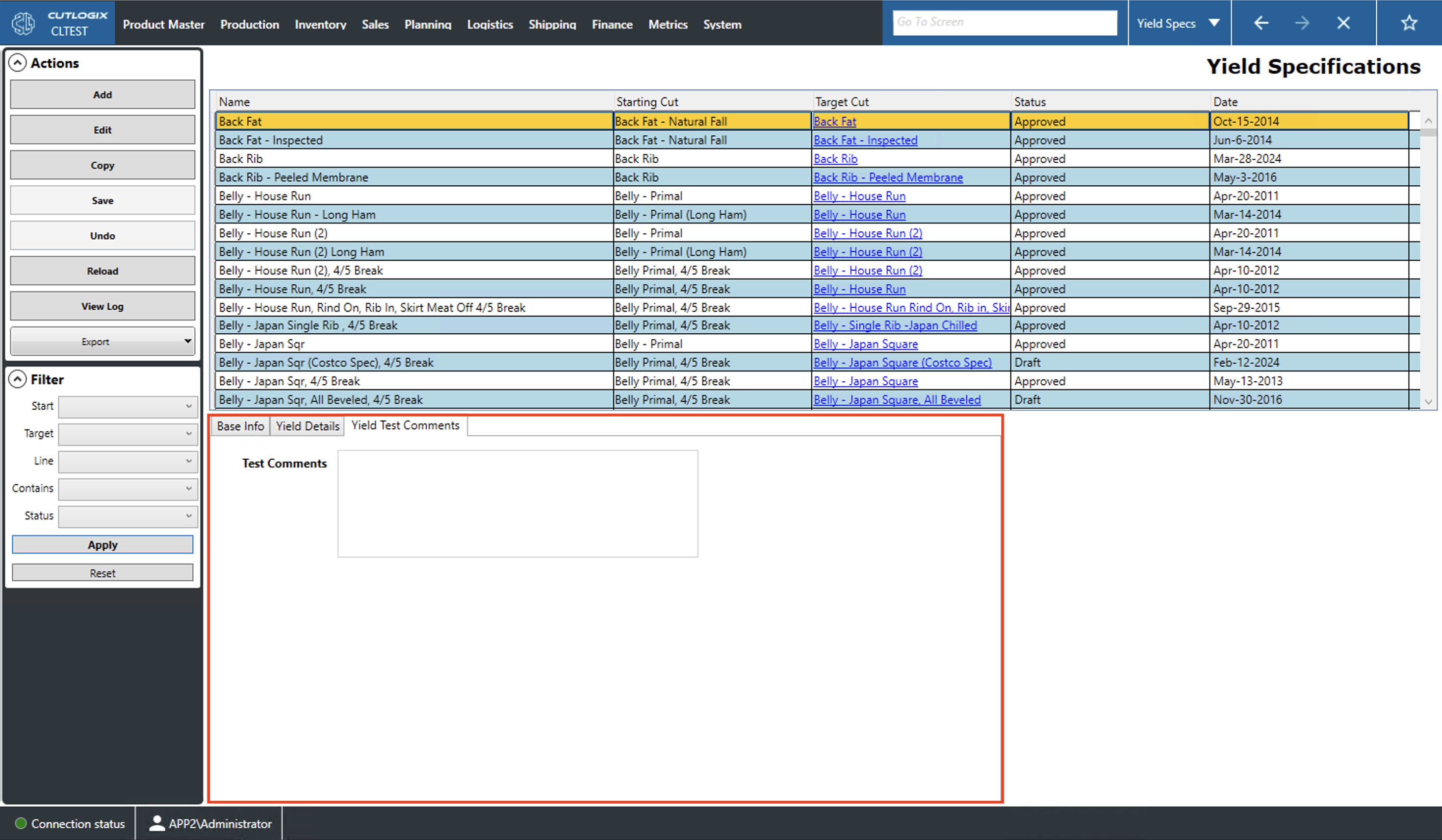 A Screenshot of the Packaging Tab