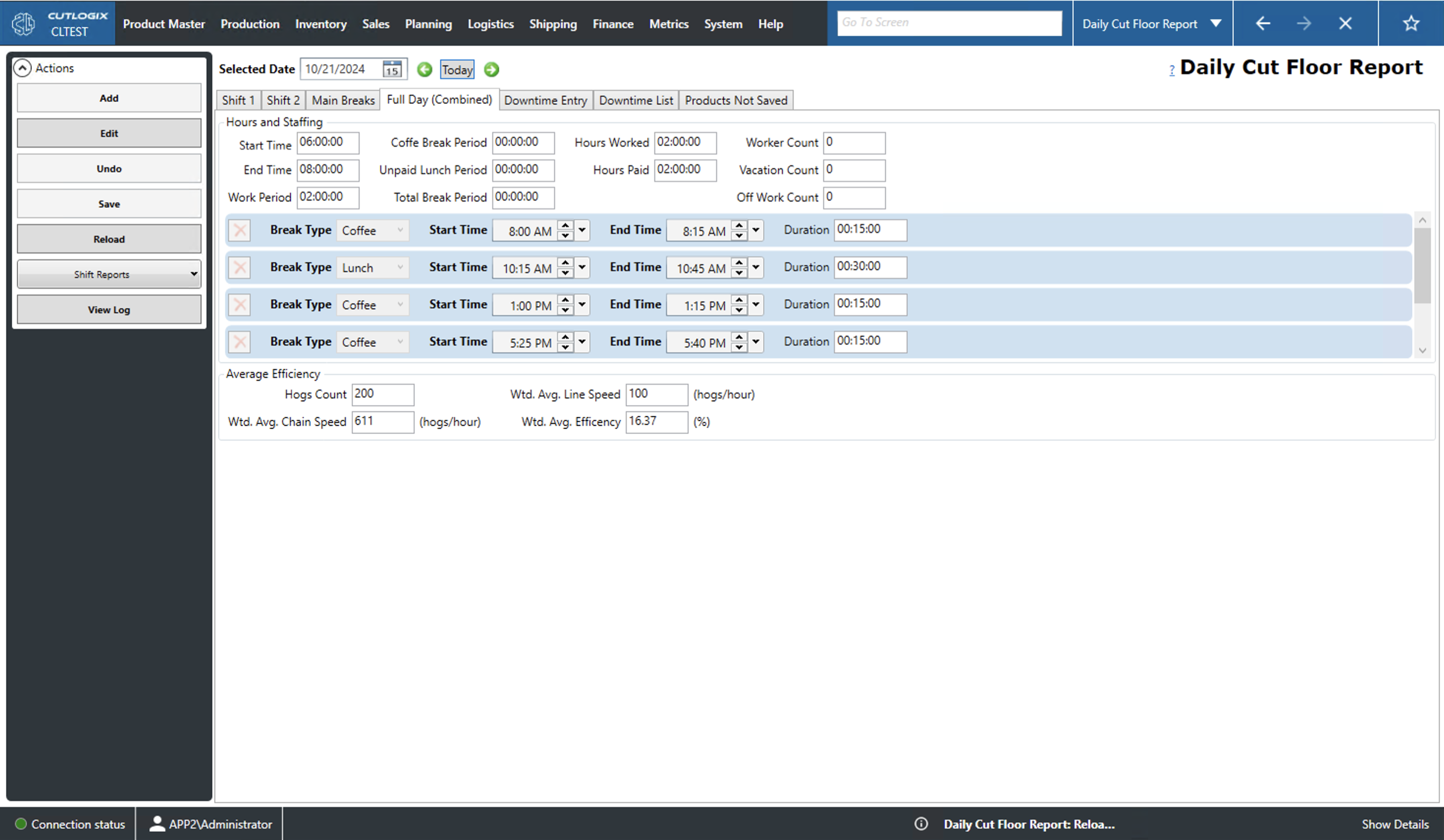 A Screenshot of the Packaging Tab
