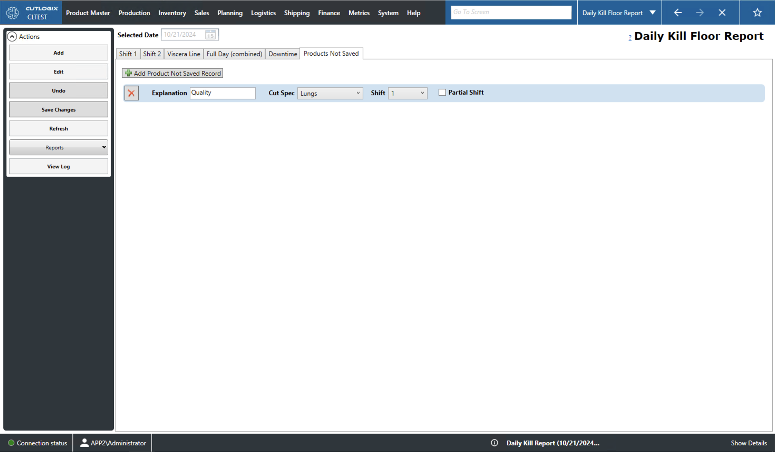 A Screenshot of the Packaging Tab