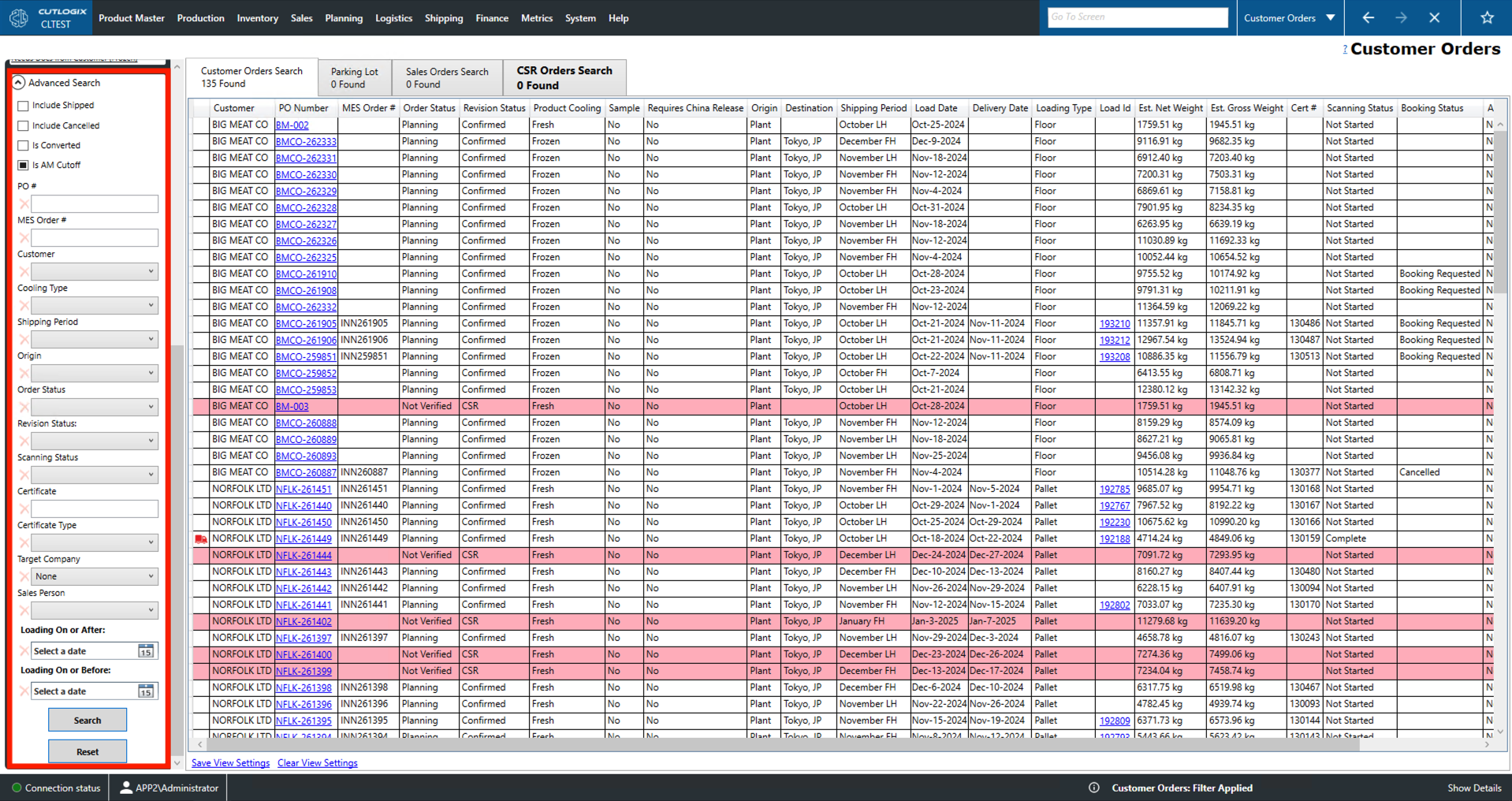 A Screenshot of the Packaging Tab