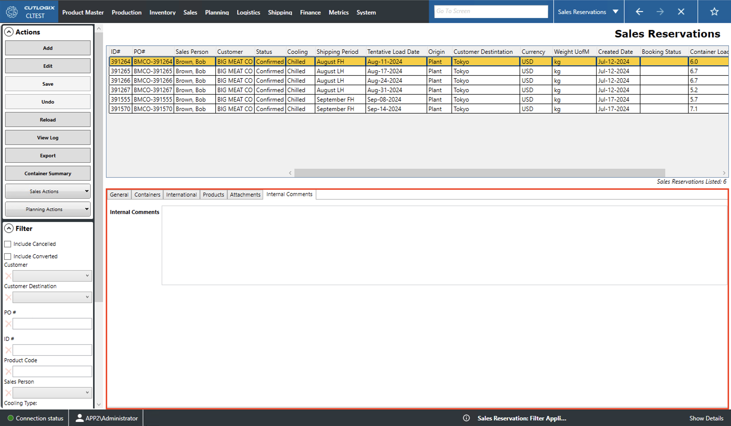 A Screenshot of the Packaging Tab