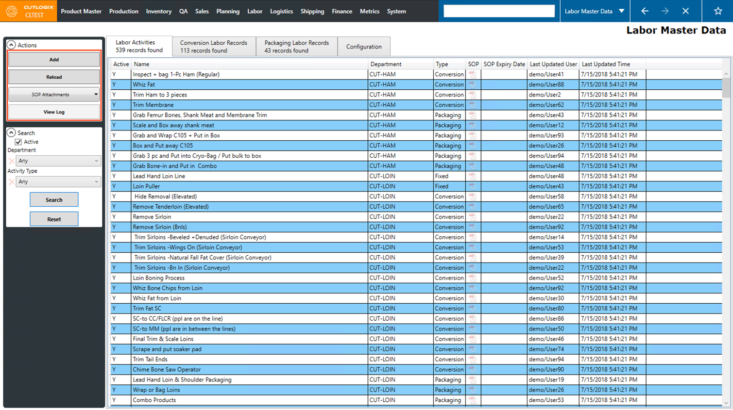 A Screenshot of the Packaging Tab