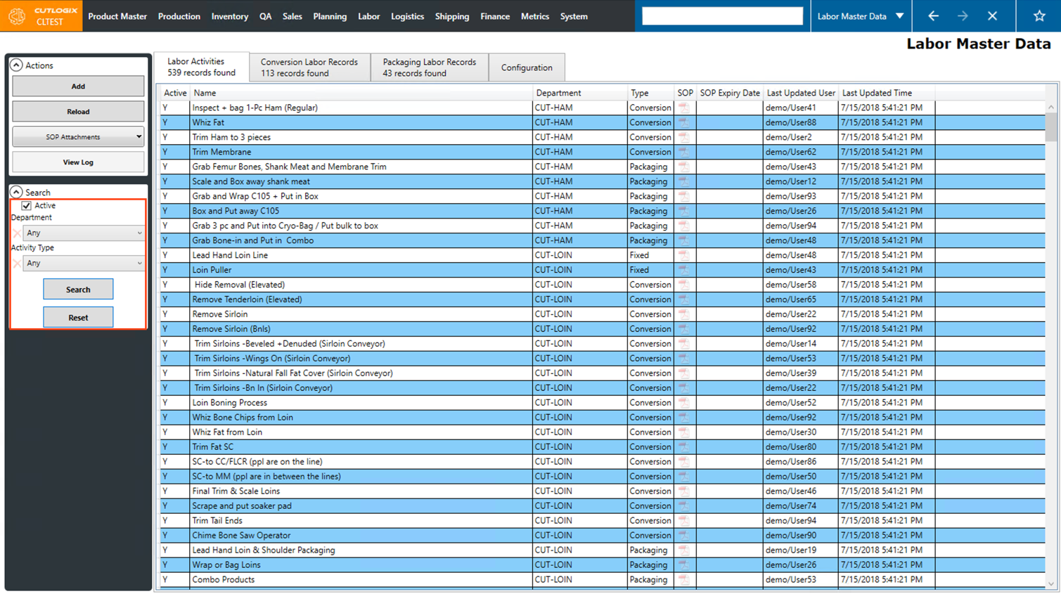 A Screenshot of the Packaging Tab