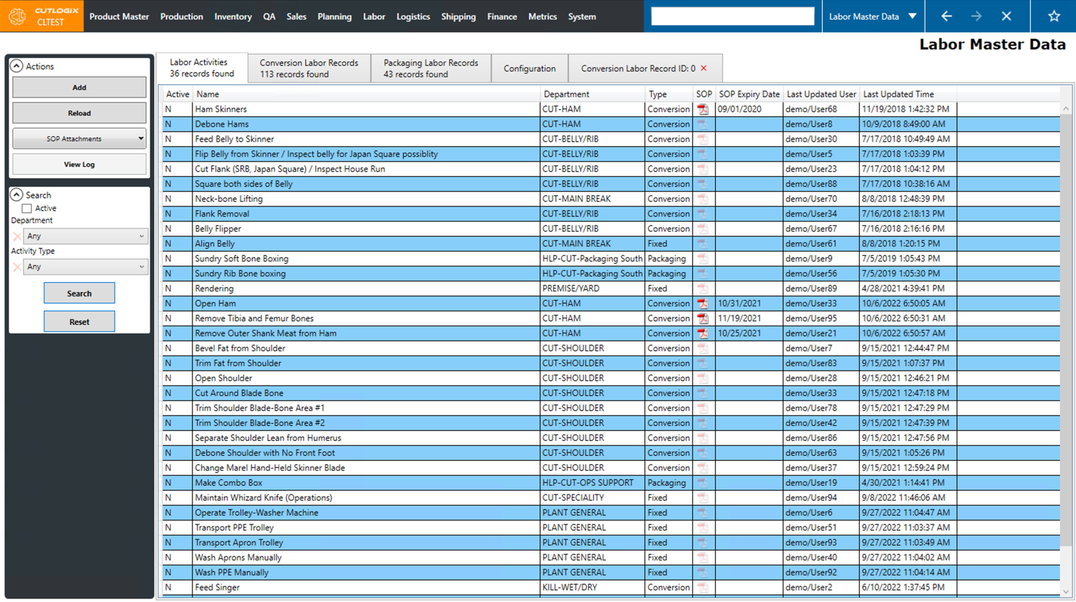 A Screenshot of the Packaging Tab