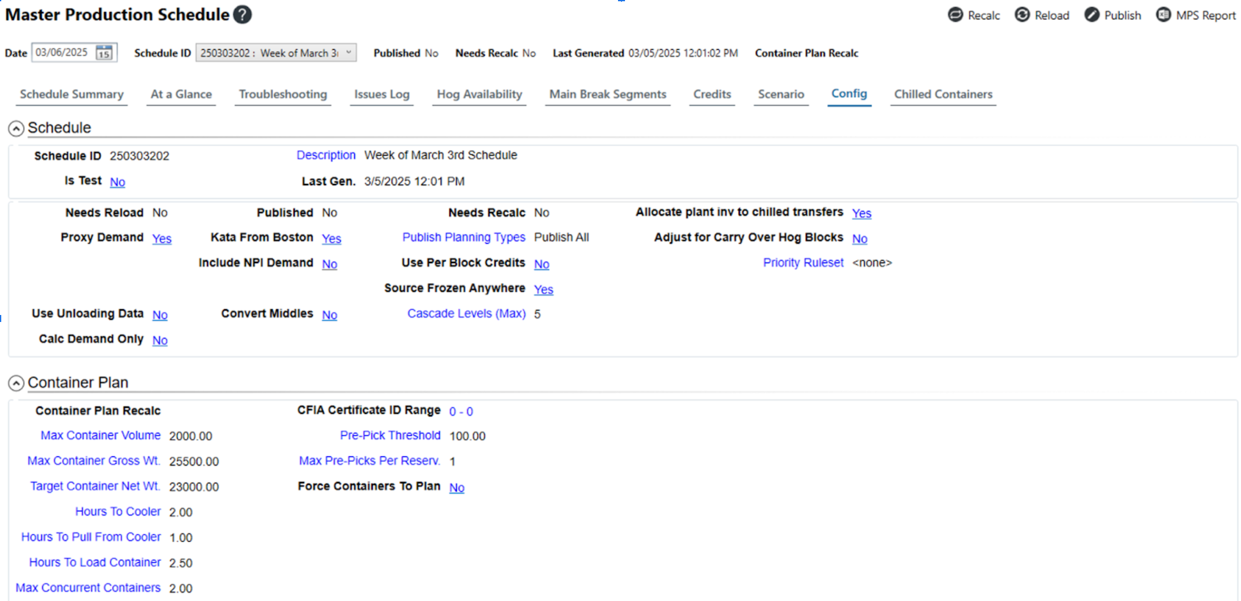 A Screenshot of the Packaging Tab
