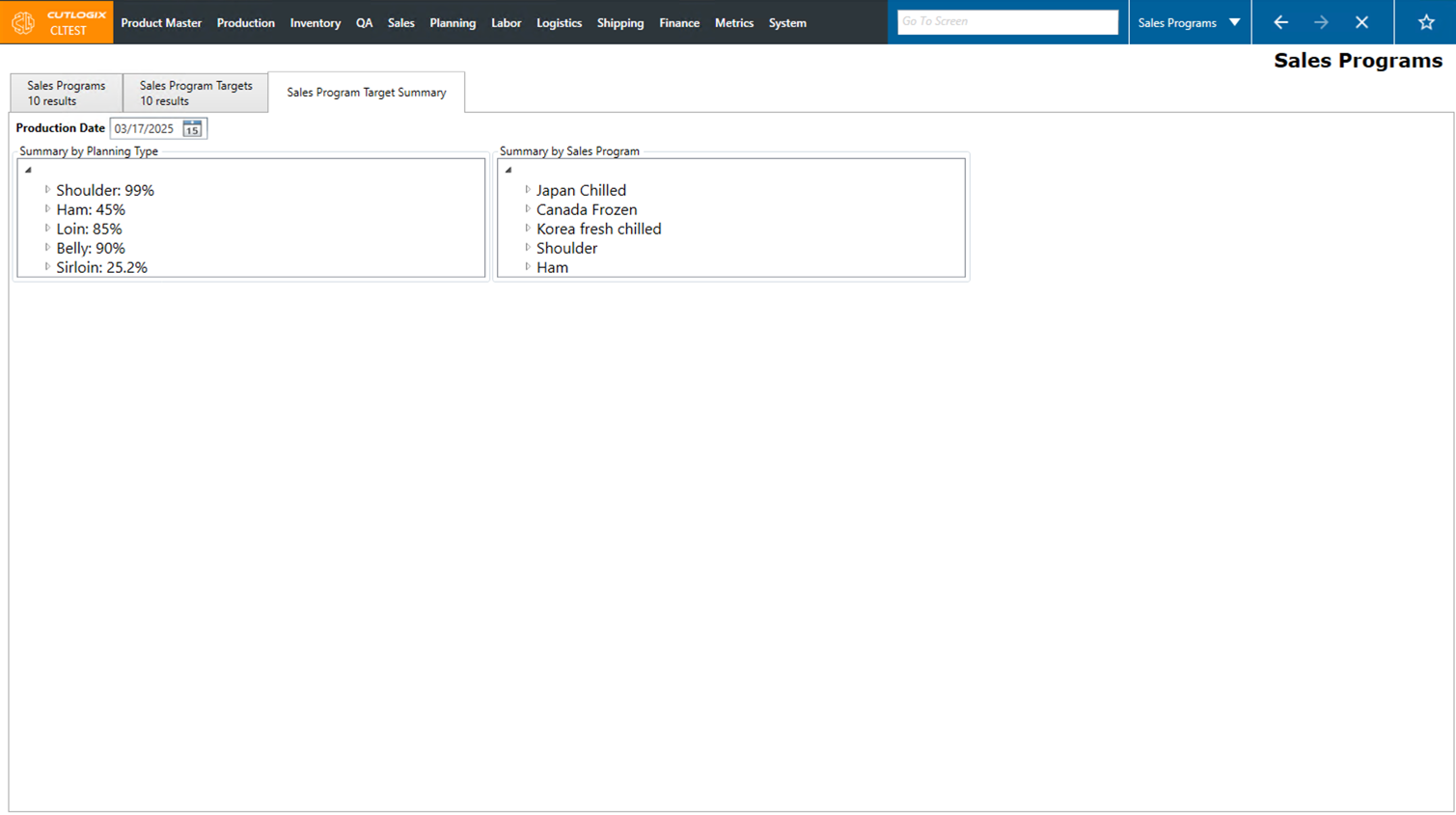 A Screenshot of the Packaging Tab